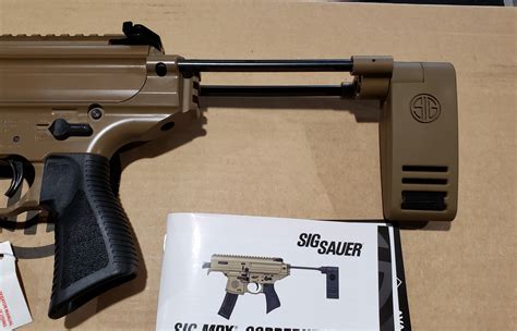 Its goal is to be a gun that packs more firepower than a traditional pistol, as well as a longer effective range, while still being. . Sig mpx copperhead brace